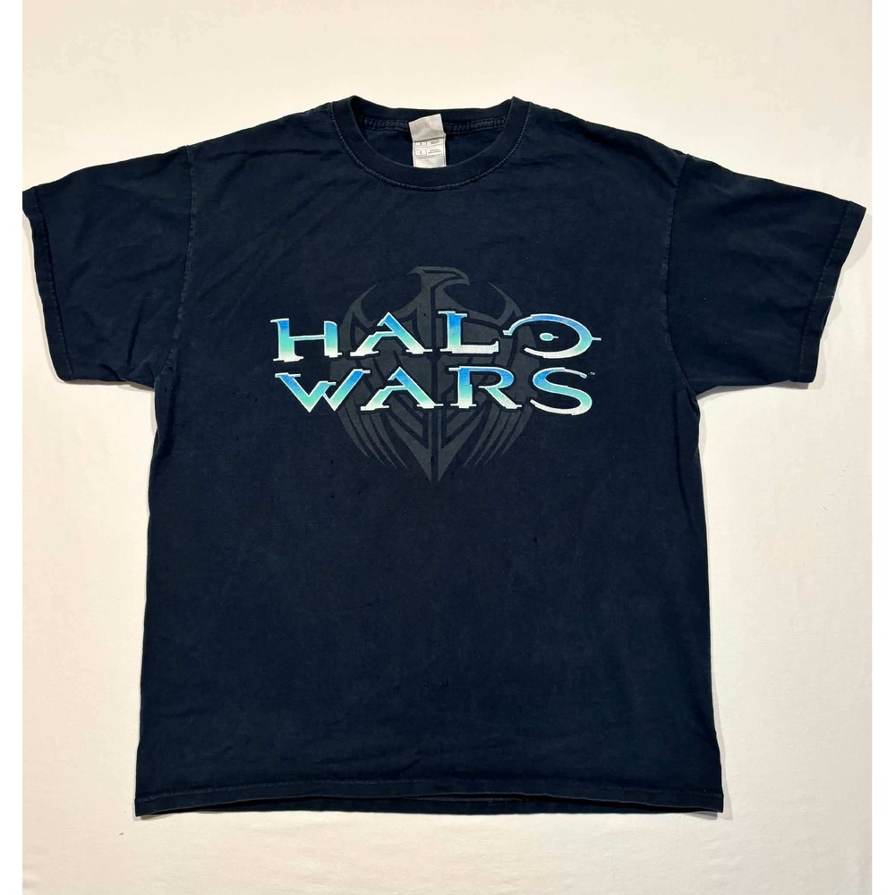 Halo Wars‎ Video Game Promo T-Shirt Mens Large Fruit of the Loom Short Sleeve